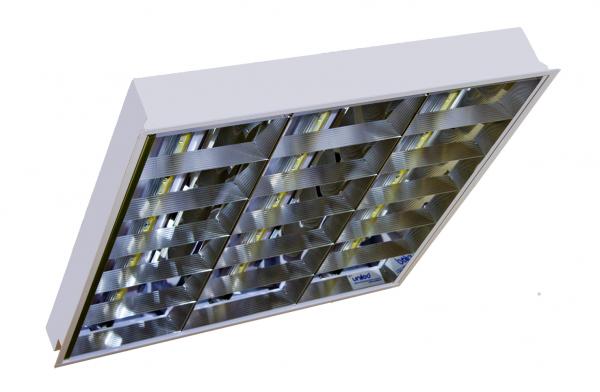 Luminaria LED modelo OFFICE LED UNILED 600 2T/3T/4T